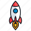 launch, rocket, ship, spaceship, startup 