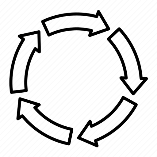 Loop, arrows, circular, circulation, motion icon - Download on Iconfinder