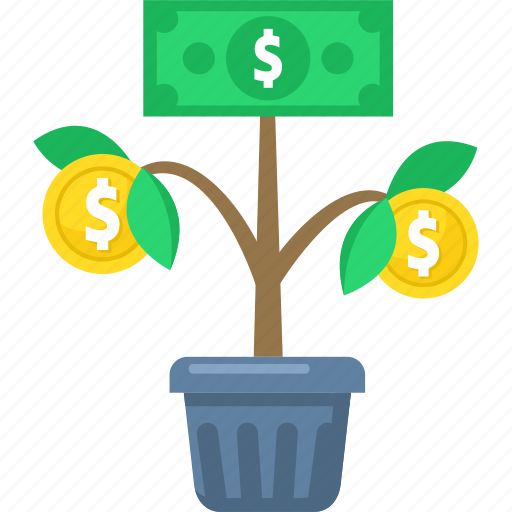 Business, finance, growth, money, plant, tree icon - Download on Iconfinder