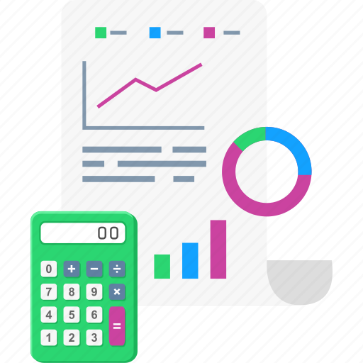 Budget, business, calculation, finance, graph, report icon - Download on Iconfinder