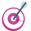 aim, arrow, bullseye, goal, target 