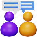 communicating, management, chat, contact, discussion, people, talk 