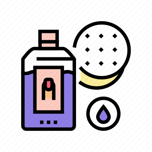 Remover, pad, nail, polish, cotton, cuticle icon - Download on Iconfinder
