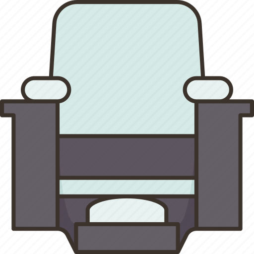 Chair, pedicure, salon, furniture, interior icon - Download on Iconfinder