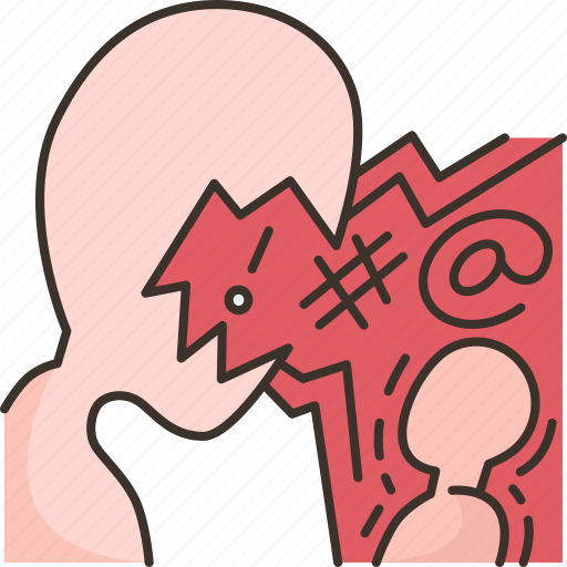 Verbal, abuse, harassment, insults, criticism icon - Download on Iconfinder