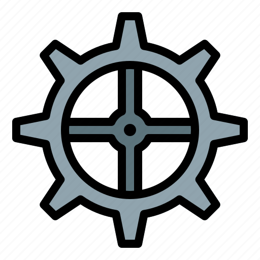 Cogwheel, production, factory, industrial, industry, engineering, manufacture icon - Download on Iconfinder