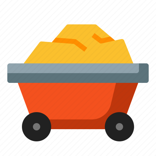 Minning, cart, production, factory, industrial, industry, engineering icon - Download on Iconfinder