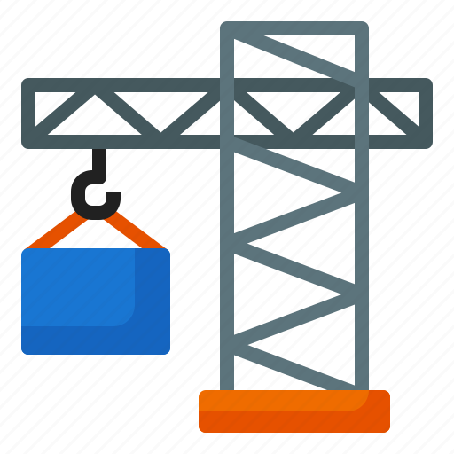 Crane, production, factory, industrial, industry, engineering, manufacture icon - Download on Iconfinder