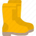 boots, equipment, ppe, protective, rubber, safety, icon