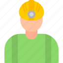 worker, builder, construction, constructor, helmet, labour, repair, icon