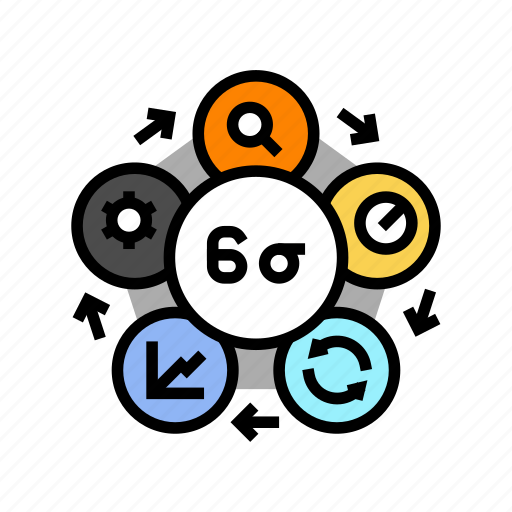 Six, sigma, manufacturing, engineer, industry, factory icon - Download on Iconfinder