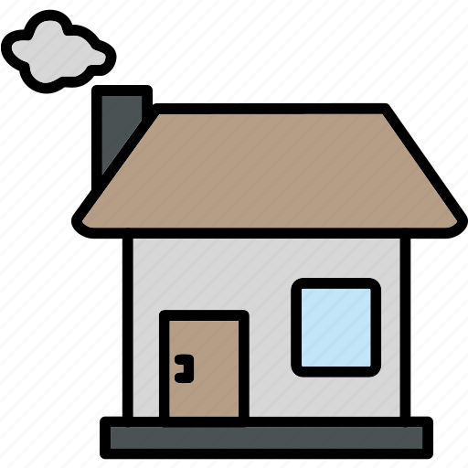 House, with, chimney, home, business, user, interface icon - Download on Iconfinder