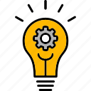 idea, tactics, strategy, plan, trail, and, error, icon