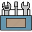 toolbox, kit, set, tool, tools, icon 