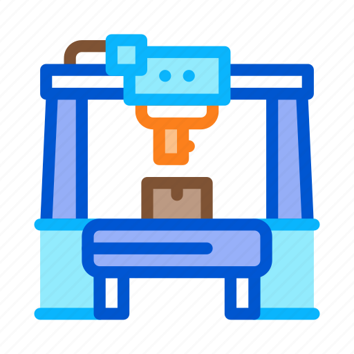 Computer, conveyor, machine, manufacturing, process, products, settings icon - Download on Iconfinder