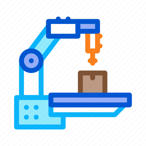 Computer, conveyor, manufacturing, process, products, settings, technology icon - Download on Iconfinder