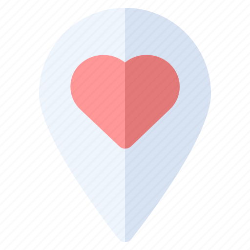 Gps, location, love, map, pin icon - Download on Iconfinder