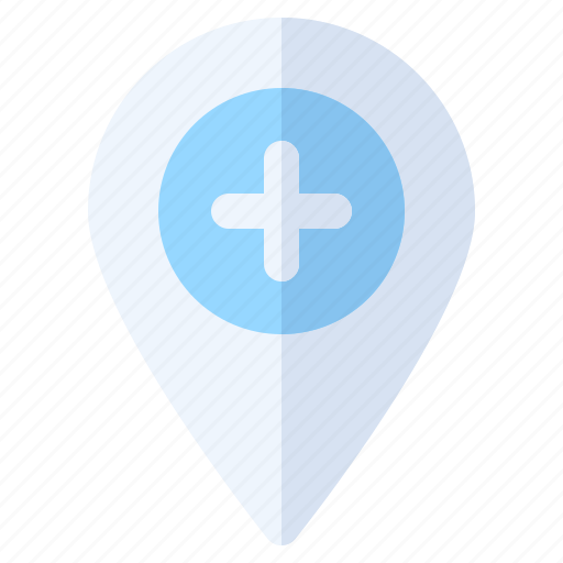 Gps, location, map, pin, plus icon - Download on Iconfinder