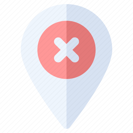 Gps, location, map, pin, wrong icon - Download on Iconfinder