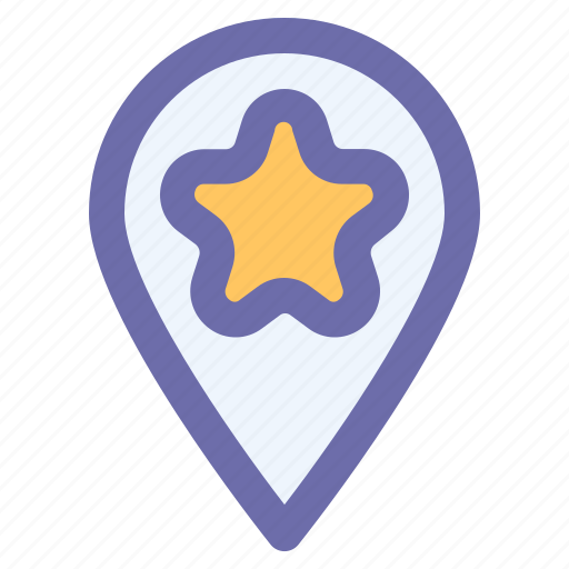Favorite, gps, location, map, pin icon - Download on Iconfinder