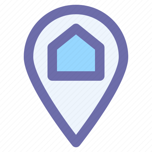 Gps, home, location, map, pin icon - Download on Iconfinder