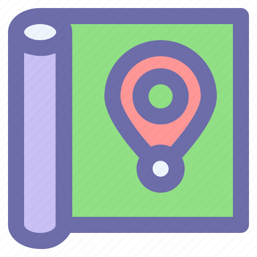 Gps, location, map, pin, push icon - Download on Iconfinder