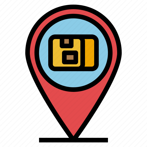 Address, delivery, location, map, pin, shipping icon - Download on Iconfinder