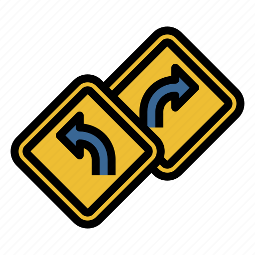 Arrow, direction, directional, road, sign, traffic, turn icon - Download on Iconfinder