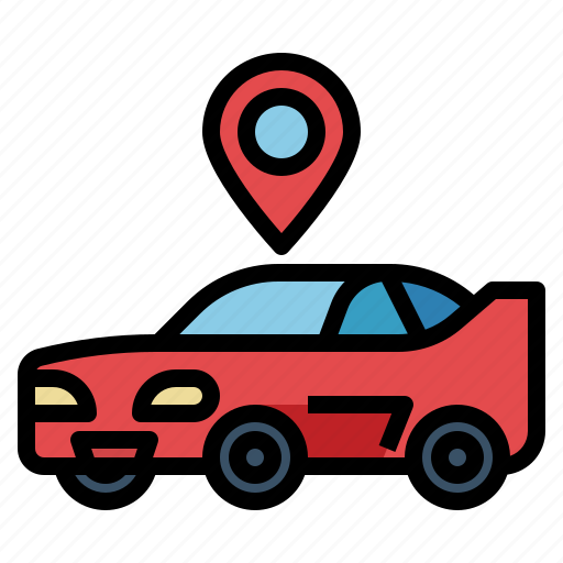 Car, gps, location, maps, road, transportation icon - Download on Iconfinder