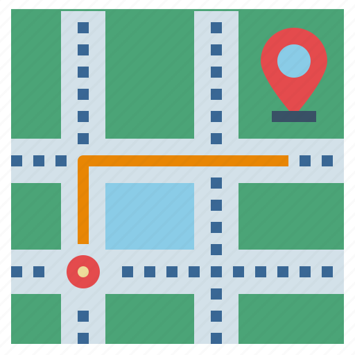 Destination, journey, location, map, transportation, travel icon - Download on Iconfinder