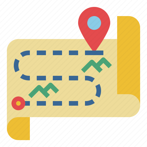 Finish, gps, location, map, pin, placeholder, route icon - Download on Iconfinder