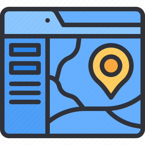 Browser, website, navigation, page, map icon - Download on Iconfinder