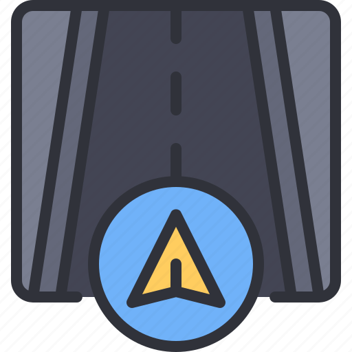 Road, route, direction, map, arrow icon - Download on Iconfinder