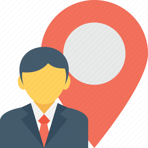 Find person, geolocalization, location pin, map locator, user location icon - Download on Iconfinder