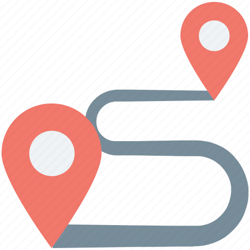Distance, gps, location, location finder, map, route icon - Download on Iconfinder