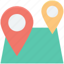 gps, location, location pins, map, navigation