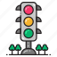 map, filled, trafficlight 