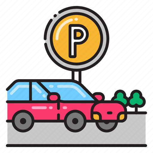 Naviation, filled, parking, location icon - Download on Iconfinder
