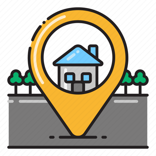 Map, naviation, filled, location icon - Download on Iconfinder