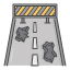 road, repair, hole, asphalt, roadworks, damaged, roads, broken, barrier 