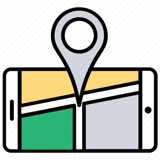 Android navigation app, gps navigation, mobile navigation app, mobile navigation website, tracking app icon - Download on Iconfinder