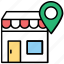 location holder, map pin, navigation, shop location, shops nearby 