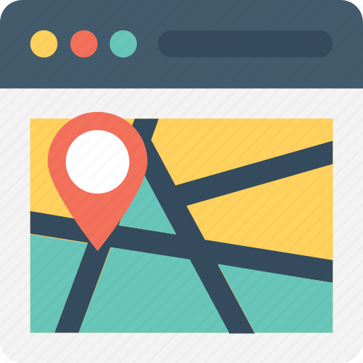 Navigation, online map, web, web navigation, web ui icon - Download on Iconfinder