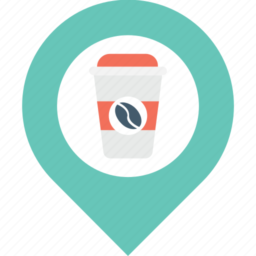 Diary point, drink, food point, map pin, point icon - Download on Iconfinder