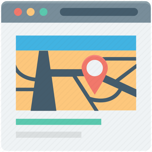 Location finder, map pin, navigation, online map, website icon - Download on Iconfinder