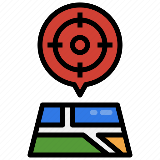 Target, map, pointer, pin, maps, gps icon - Download on Iconfinder