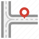 roads, placeholder, pin, location, transportation