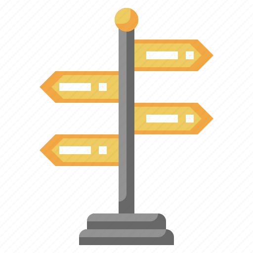 Signpost, street, sign, direction, guide, location icon - Download on Iconfinder
