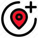 add, pin, location, placeholder, navigation