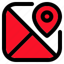 pin, location, map, placeholder, pointer